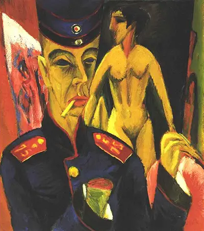 Self-Portrait as a Soldier Ernst Ludwig Kirchner